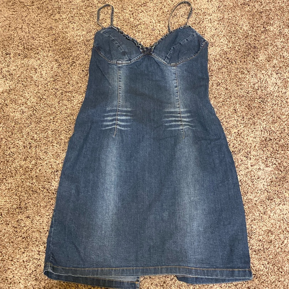 Cute and trendy Jean dress